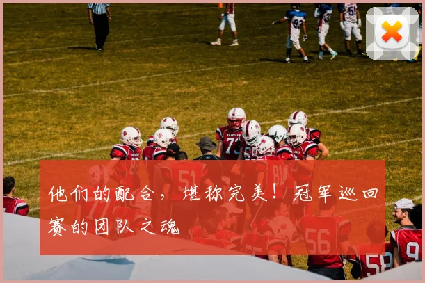 他们的配合，堪称完美！冠军巡回赛的团队之魂