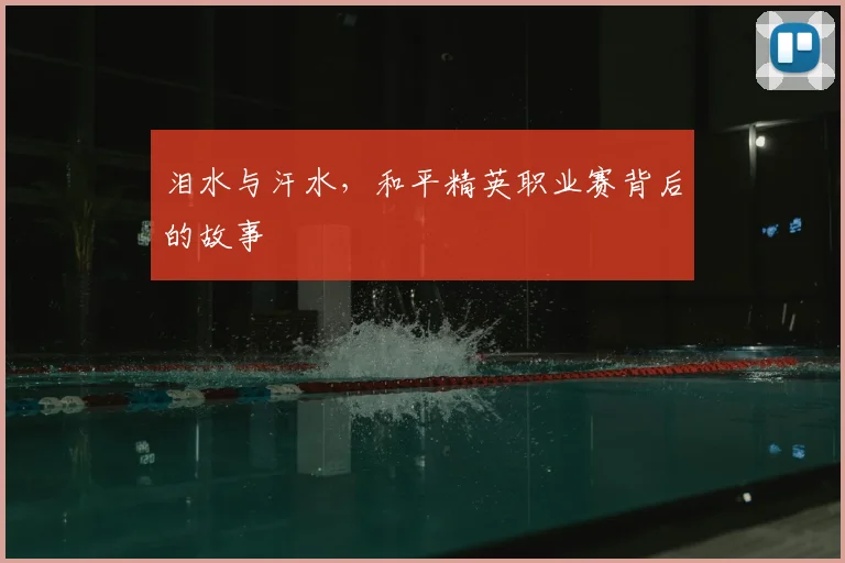 泪水与汗水，和平精英职业赛背后的故事